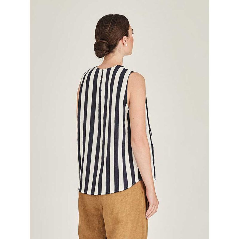 Caroline Sills Haven Striped Top image number 1